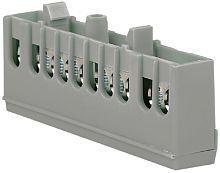 Шина изолированная EKF PROxima L "фаза" ШНИ-6х9-10-К-Ср 10 групп серый картинка 